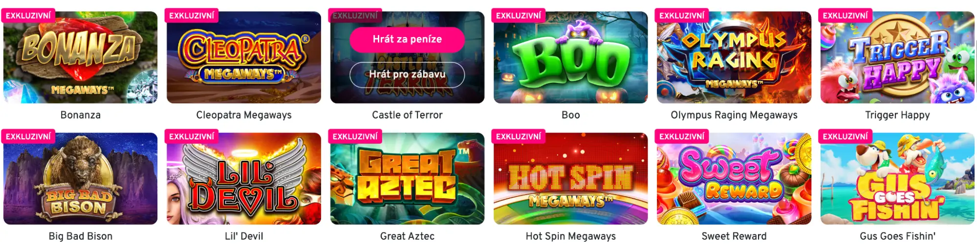 Exkluzivní online automaty v Apollo Games