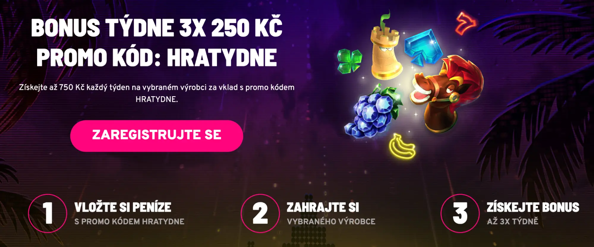 Apollo Games – bonus 5000 Kč a 100% k prvnímu vkladu, postup aktivace ve třech krocích