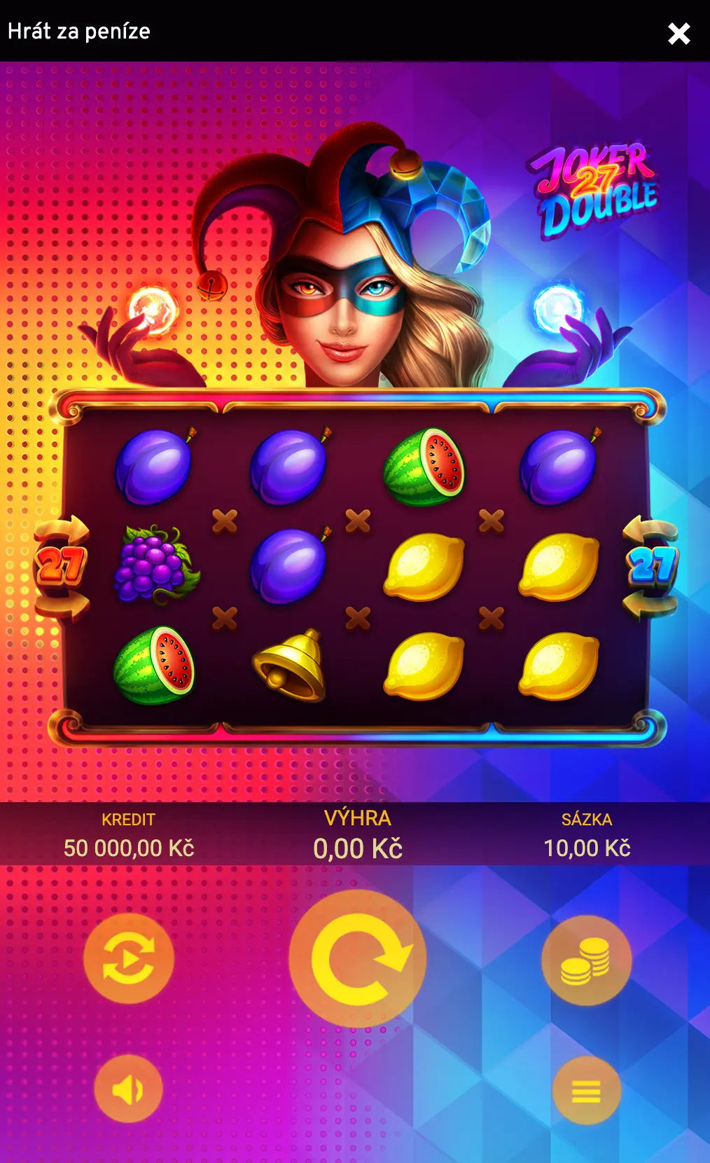 Joker 27 Double – hrajte online automat v Apollo Games Apollo Games – online výherní automat Joker 27 Double s ovocnými symboly a žolíkem