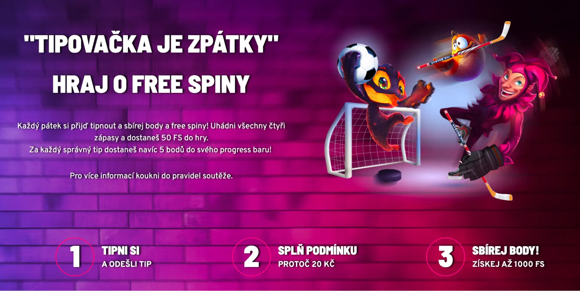 Tipovačka je zpátky – hraj o free spiny v Apollo Games
