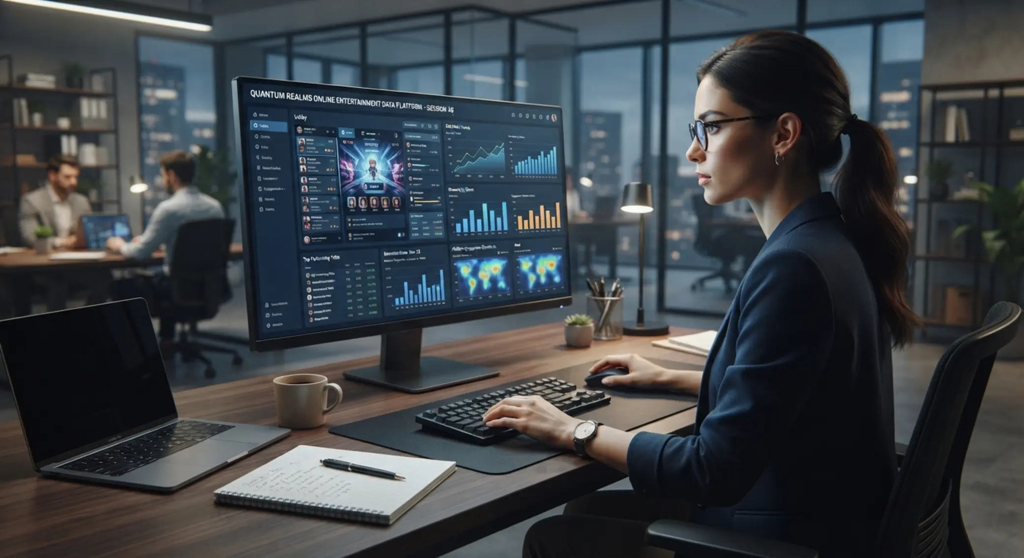 Analytik pracující s daty, statistikami a přehledy online platforem