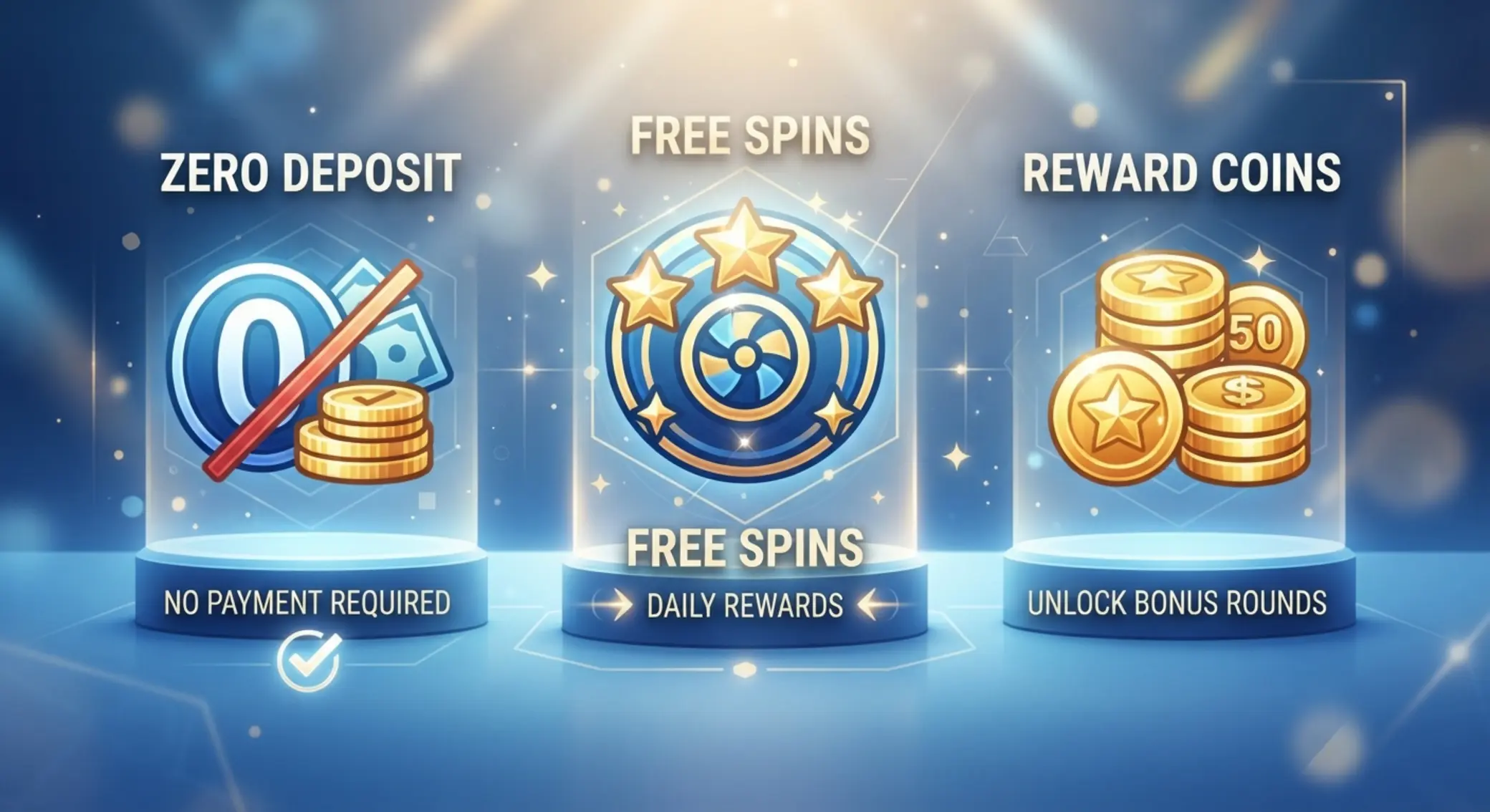 Ikonografie bonusu bez vkladu a free spinů